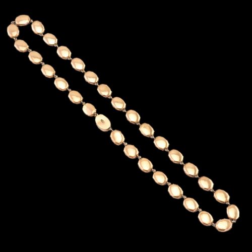 fig 2. Antique Georgian/Victorian Garnet Riviere Necklace 9K Gold - Early 19th c.
