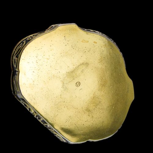 ANTIQUE SOLID SILVER GILT TABLE SNUFF BOX ROCOCO MOTIF AND MELEAGER BOAR HEAD SCENE 18TH C - ADDITIONAL PHOTO 12