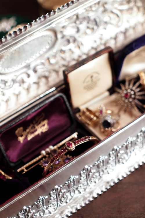 fig 8. Giant Antique Edwardian Solid Silver Jewellery Box with Profuse Chased Decorations - Mappin & Webb Ltd 1901