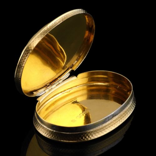 ANTIQUE GEORGIAN SILVER GILT SNUFF BOX SCENE OF VENUS LONDON 1810 - ADDITIONAL PHOTO 18