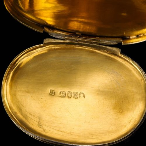 ANTIQUE GEORGIAN SILVER GILT SNUFF BOX SCENE OF VENUS LONDON 1810 - ADDITIONAL PHOTO 12