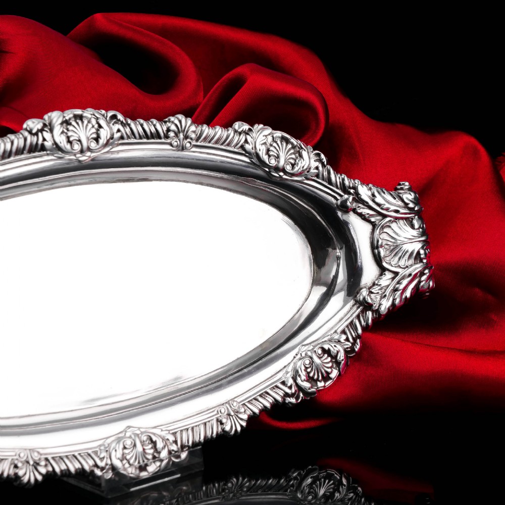 Antique Georgian Solid Silver Snuffer Tray - Paul Storr 1819 View X