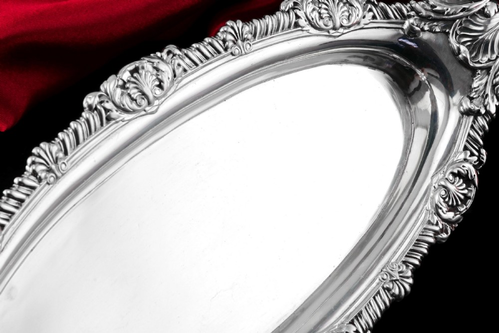Antique Georgian Solid Silver Snuffer Tray - Paul Storr 1819 View XIII