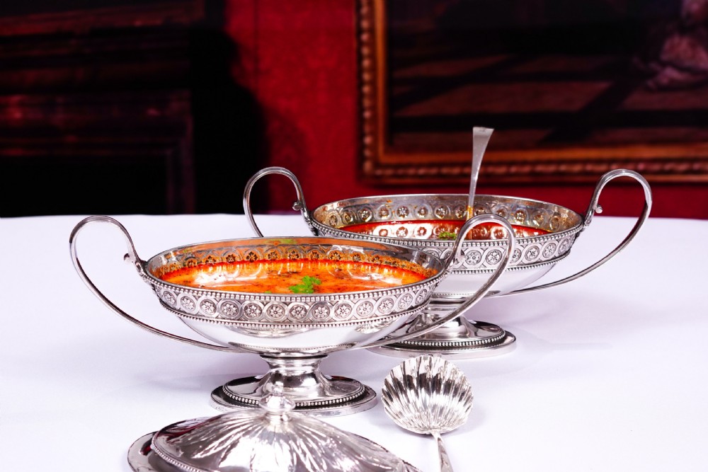 Antique Georgian Sterling Silver Tureens - Neoclassical 1782 View XXVII