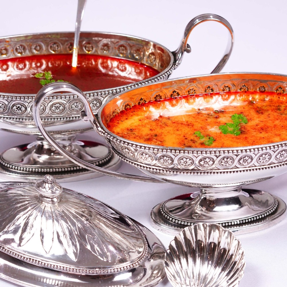 Antique Georgian Sterling Silver Tureens - Neoclassical 1782 View XXVIII