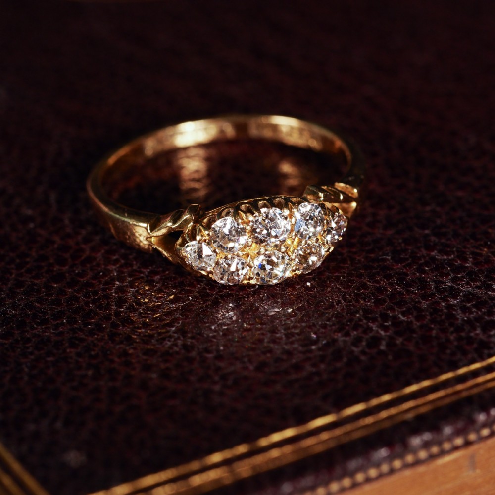Antique Diamond Ring 18ct Gold - Birmingham 1897 View XXVIII