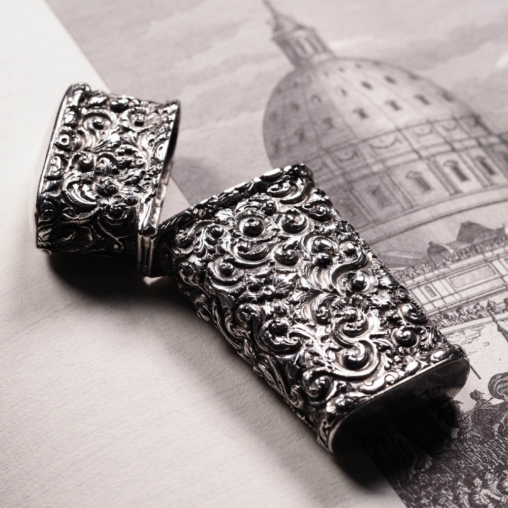 Antique Georgian Solid Silver Etui Needle Case - Taylor & Perry 1830 View III