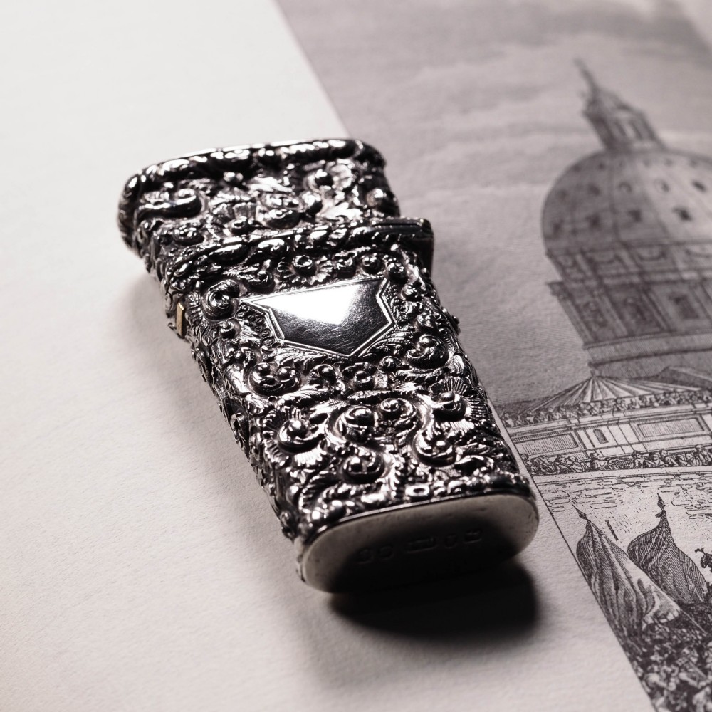 Antique Georgian Solid Silver Etui Needle Case - Taylor & Perry 1830 View V