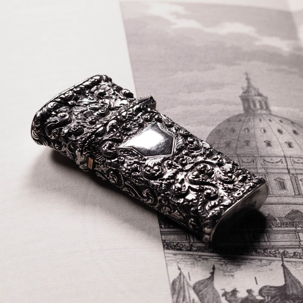 Antique Georgian Solid Silver Etui Needle Case - Taylor & Perry 1830 View VI
