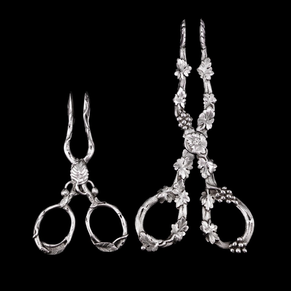 An Immaculate Georgian Solid Silver Sugar Tongs/Tea Tongs Naturalistic Style - 1836 View III