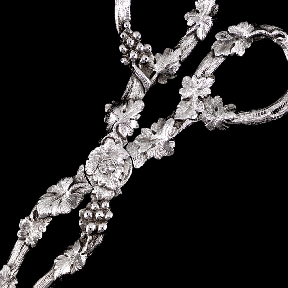 An Immaculate Georgian Solid Silver Sugar Tongs/Tea Tongs Naturalistic Style - 1836 View XII