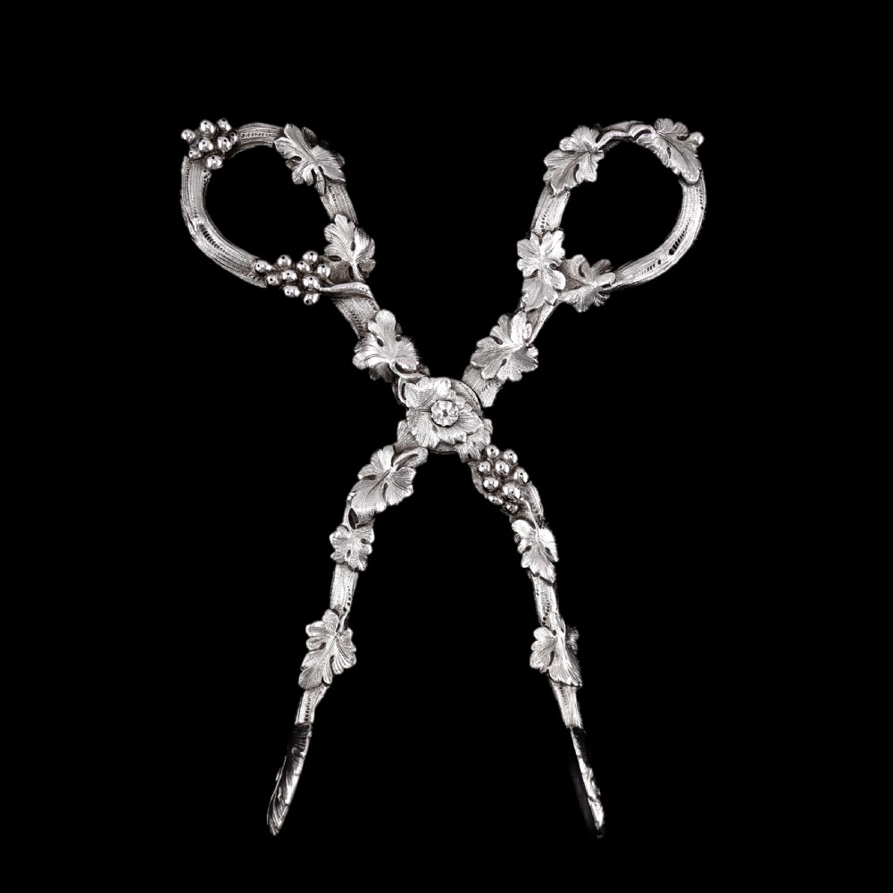 An Immaculate Georgian Solid Silver Sugar Tongs/Tea Tongs Naturalistic Style - 1836 View XIII