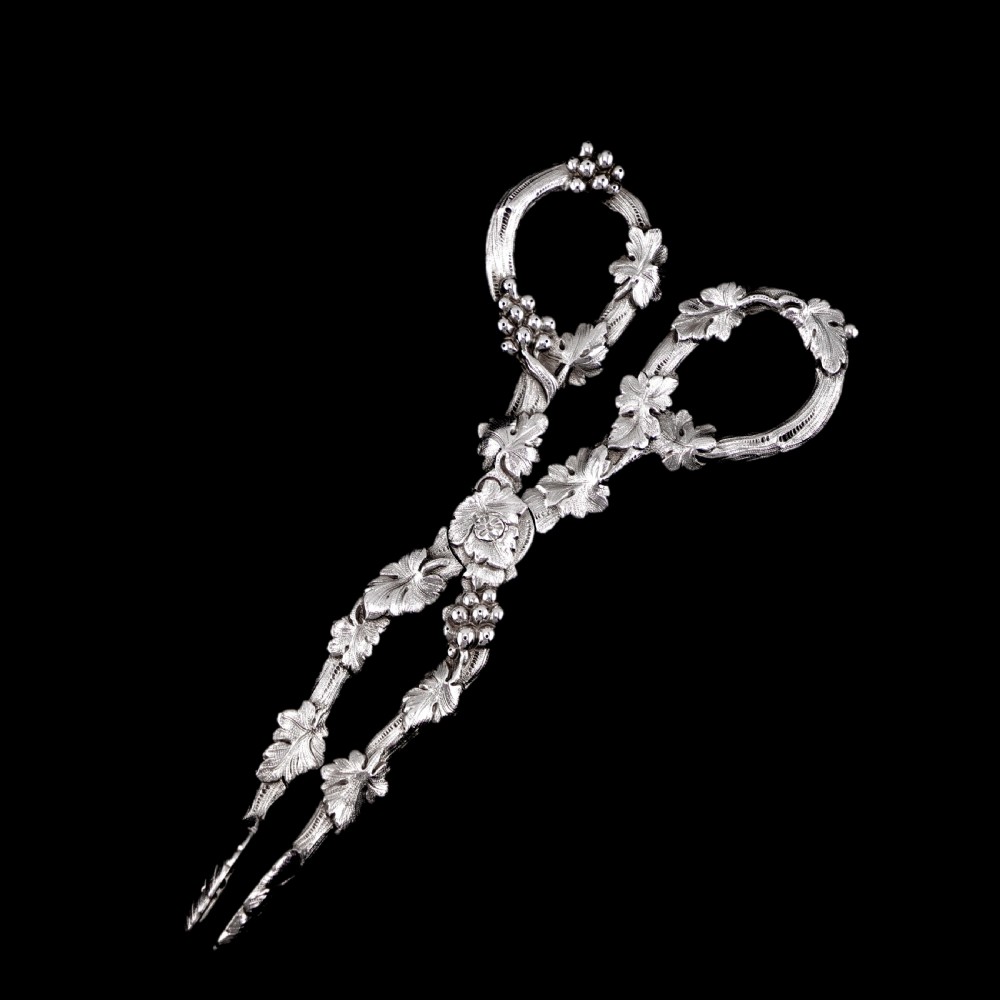 An Immaculate Georgian Solid Silver Sugar Tongs/Tea Tongs Naturalistic Style - 1836 View XV