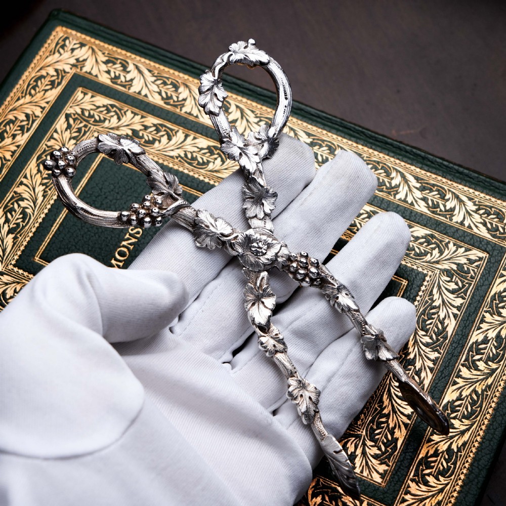 An Immaculate Georgian Solid Silver Sugar Tongs/Tea Tongs Naturalistic Style - 1836 View XXIII
