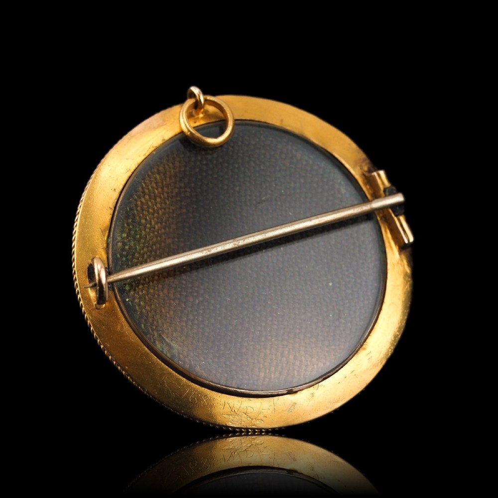 Antique Victorian Cameo 18ct Gold Brooch/Pendant Necklace - c.1880 View X