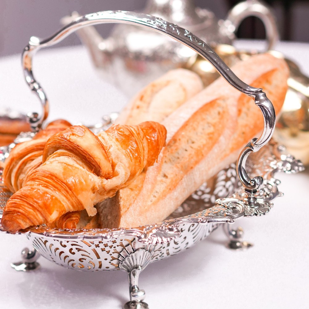 Antique Georgian Solid Silver Basket Bowl Rococo Revival Shell & Pierced Design - Robert Garrard 1804 View XI