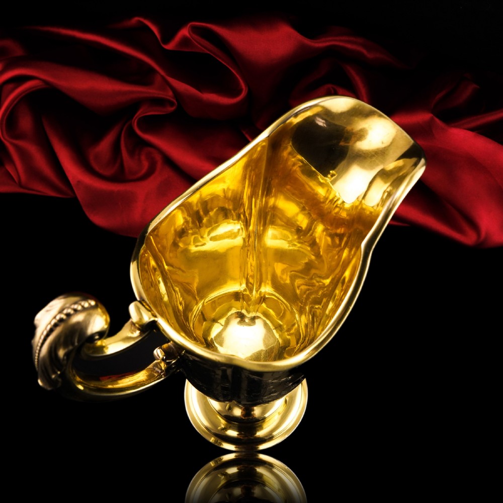 Magnificent Antique Victorian Solid Silver Gilt Ewer/Pitcher with Figural Engravings - Robert Garrard 1841 View XV