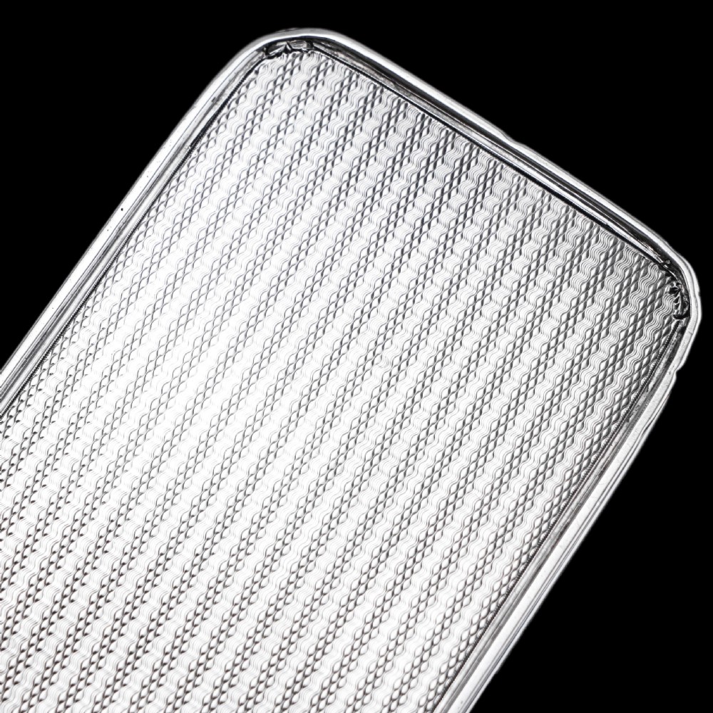 Large Antique Georgian Solid Silver Snuff Box with Engine Turned Motifs - London 1814 View XIII