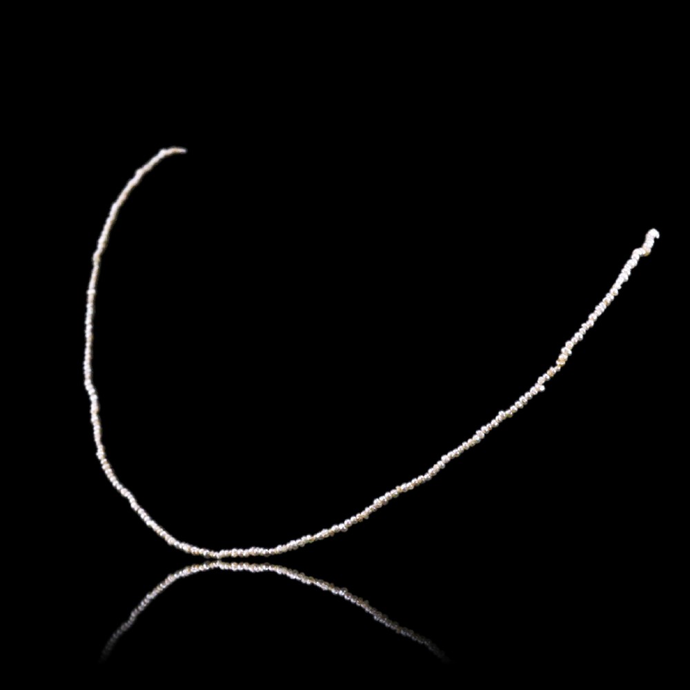 Antique Georgian Natural Seed Pearl Necklace 9ct Gold - c.1800 View V