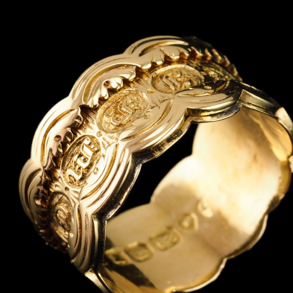 Antique Georgian 18K Gold Memory Ring - English, London 1831 View XIII