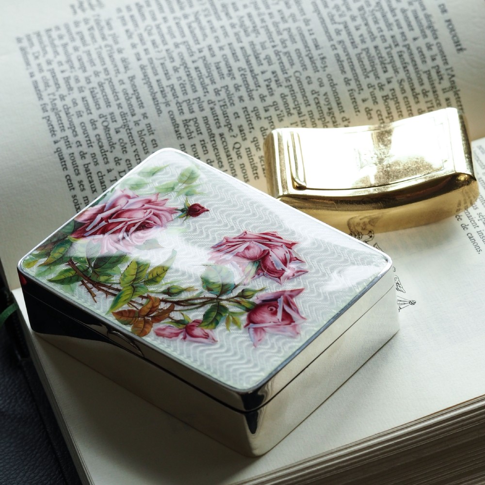 Antique Georgian Solid Silver Gilt Snuff Box Curved & Crested Design - William Simpson 1810 View XVI