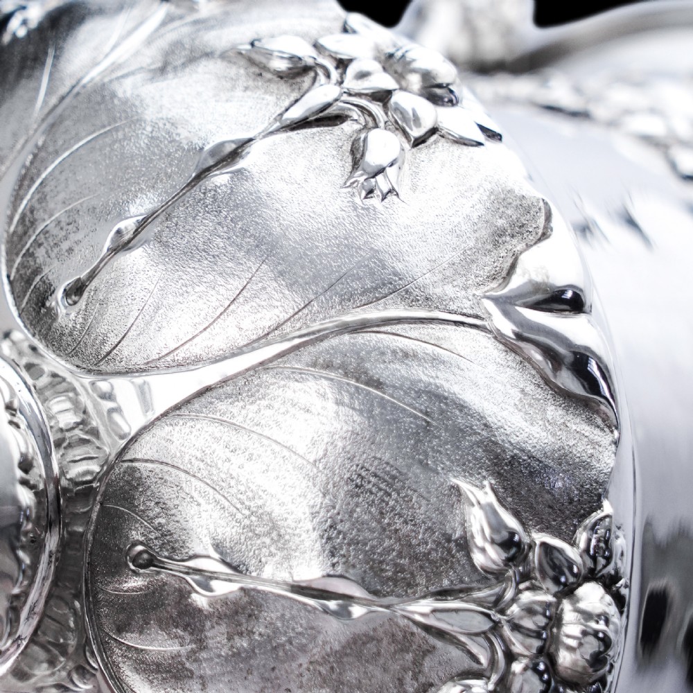 Antique Georgian Solid Silver Cup/Wine Cooler with Lid, Earl Interest - Barnards 1826 View XIV