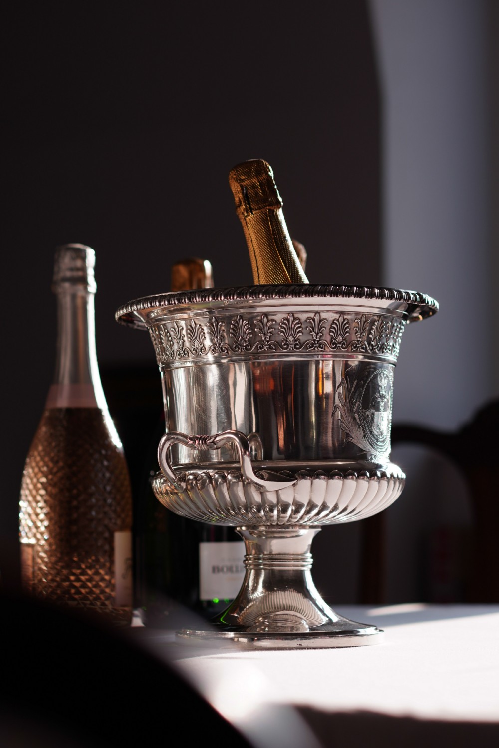 Antique Georgian Silver Wine Cooler Cup Regency Design - Paul Storr London 1810 View V