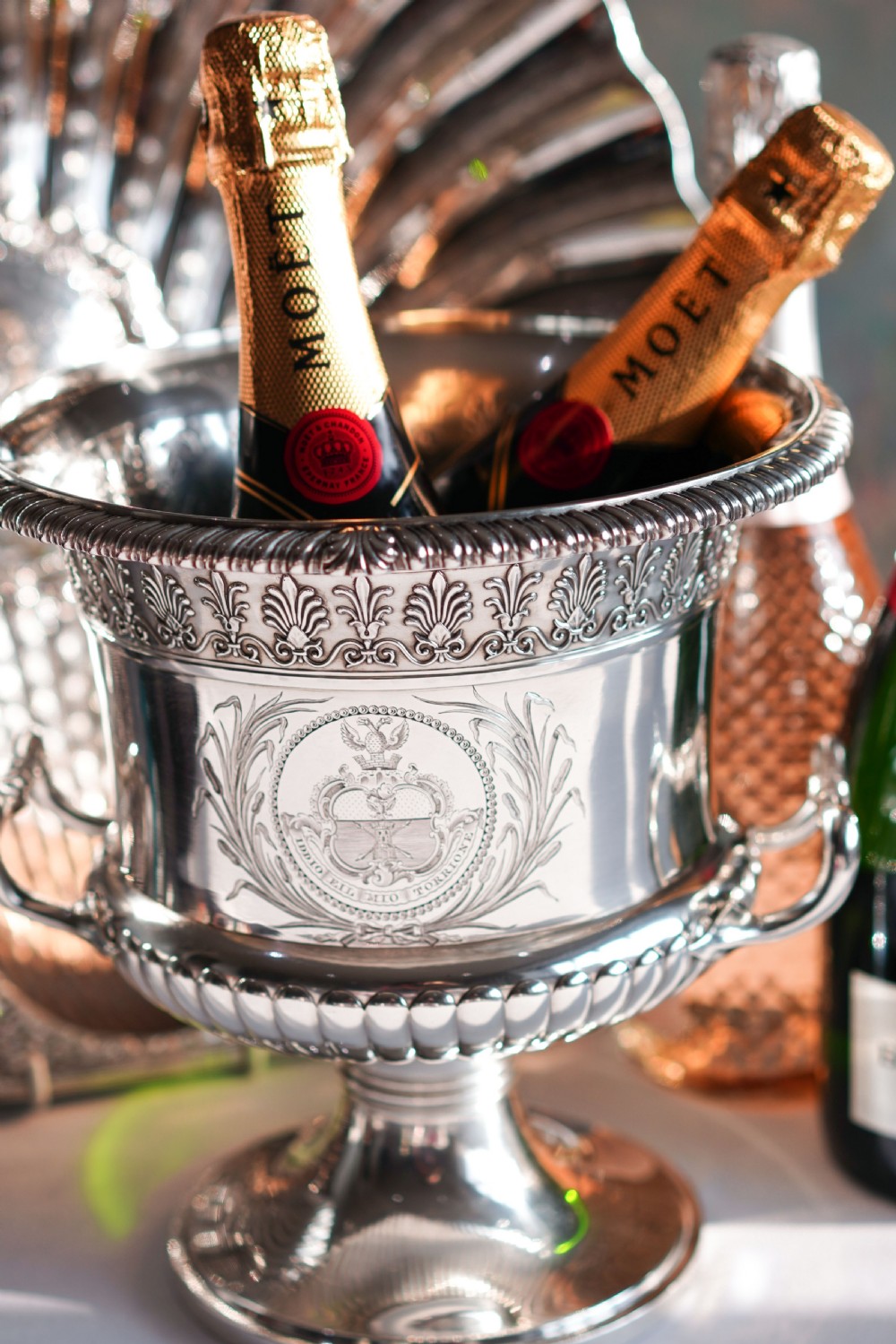 Antique Georgian Silver Wine Cooler Cup Regency Design - Paul Storr London 1810 View IX
