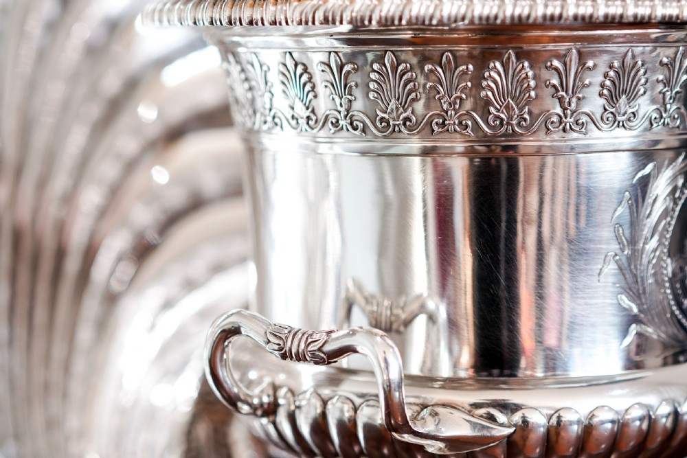 Antique Georgian Silver Wine Cooler Cup Regency Design - Paul Storr London 1810 View XIV