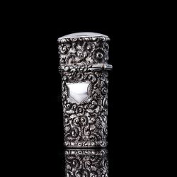ANTIQUE GEORGIAN SOLID SILVER ETUI NEEDLE CASE TAYLOR PERRY 1830
