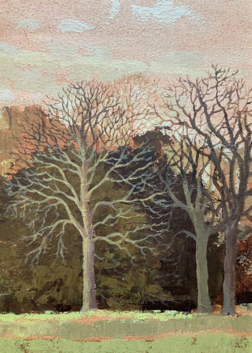 fig 4. View Of 'Berkeley Castle' Original Impressionist Oil Painting by Victor Haddrell