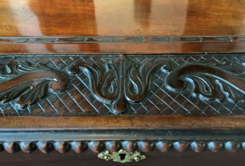 fig 9. Small Cuban mahogany Georgian Kneehole Writing Desk Jewell's of Holborn, London