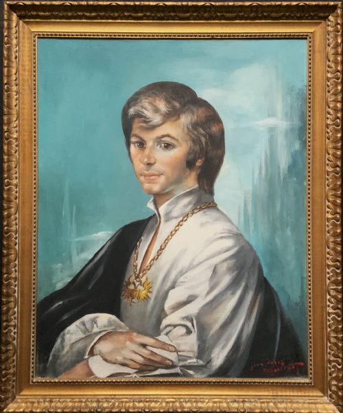 JEAN DENIS MAILLART 19132004 LARGE STRIKING FRENCH OIL PORTRAIT PAINTING - ADDITIONAL PHOTO 11