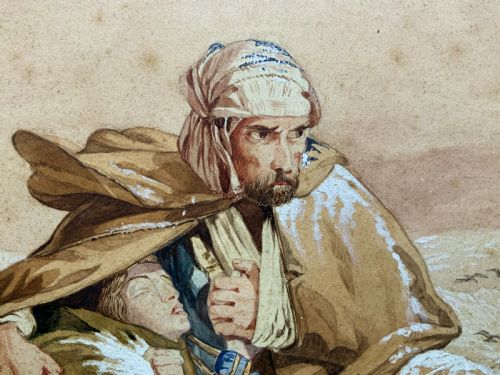 'THE NAPOLEONIC WAR' SUPERB ANTIQUE ARMY MILITARIA WATERCOLOUR PORTRAIT PAINTING - ADDITIONAL PHOTO 8