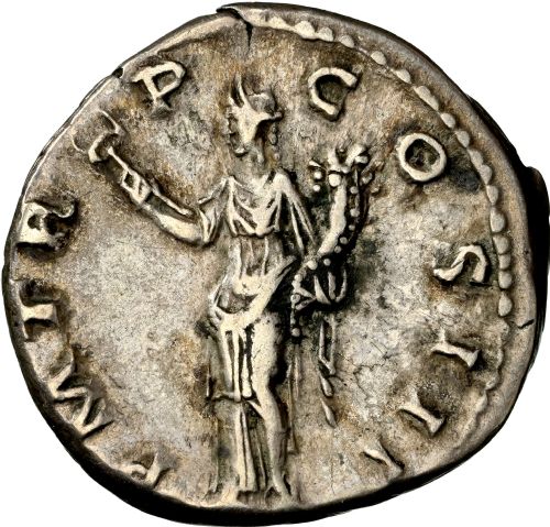 fig 1. Ancient Roman Empire Hadrian (AD 117-138) AR Denarius Silver Coin NGC V.Fine VF