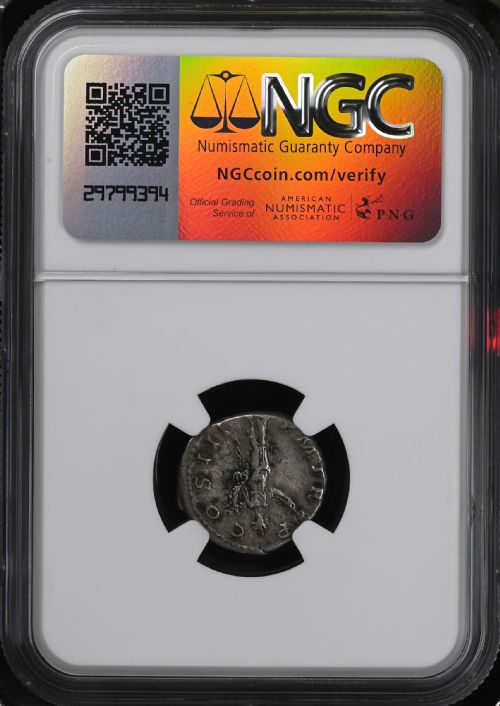 fig 3. Ancient Roman Empire Hadrian (AD 117-138) AR Denarius Silver Coin NGC V.Fine VF