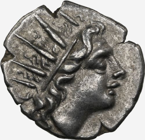 Superb 2000-Year-old Caria, Isl of Rhodes Greece Ancient Silver Ar Drachm Coin