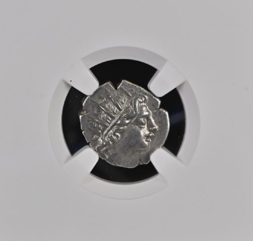 fig 4. Superb 2000-Year-Old Caria, Isl of Rhodes Greece Ancient Silver AR Drachm Coin