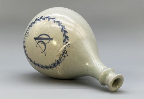 fig 5. LARGE, RARE c. 1740 JAPANESE EDO PERIOD (VOC) DUTCH EAST INDIA CO. BOTTLE JAR