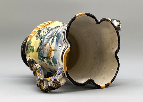 fig 5. Circa 1600 Large Italian Majolica Polychrome Pharmacy Jug Jar - Exceptional!