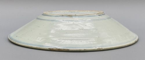 16THCENTURY CHINESE MING DYNASTY BLUE AND WHITE PORCELAIN SWATOW CHARGER BOWL PLATE - ADDITIONAL PHOTO 14