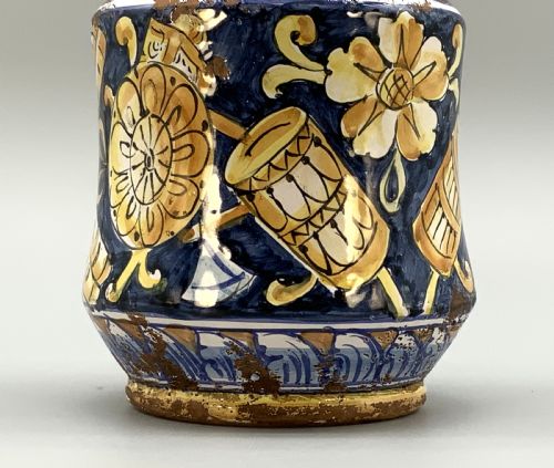 LARGE ITALIAN MAJOLICA ALBARELLO PHARMACY WET DRUG JAR 18TH19THCENTURY FAIENCE - ADDITIONAL PHOTO 6