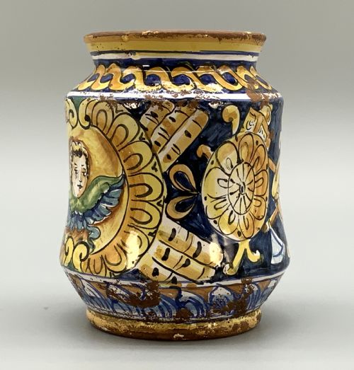 LARGE ITALIAN MAJOLICA ALBARELLO PHARMACY WET DRUG JAR 18TH19THCENTURY FAIENCE - ADDITIONAL PHOTO 7