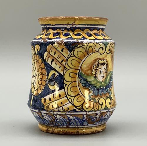 LARGE ITALIAN MAJOLICA ALBARELLO PHARMACY WET DRUG JAR 18TH19THCENTURY FAIENCE - ADDITIONAL PHOTO 8