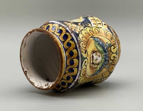 LARGE ITALIAN MAJOLICA ALBARELLO PHARMACY WET DRUG JAR 18TH19THCENTURY FAIENCE - ADDITIONAL PHOTO 9