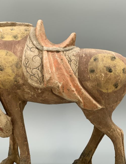 CHINESE TANG DYNASTY POTTERY HORSE LARGE MUSEUM QUALITY 8TH9THCENTURY AD - ADDITIONAL PHOTO 17