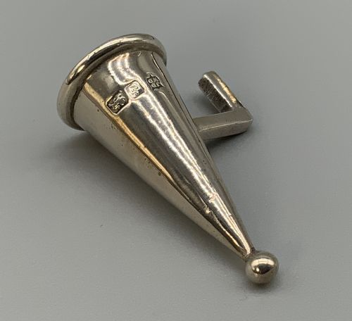 fig 5. Antique Sold Sterling Silver Chamberstick Candle Holder Hallmarked