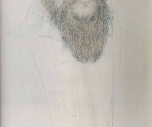 ORIGINAL PORTRAIT DRAWING OF 16THCENTURY LORD VAUX AFTER HANS HOLBEIN 1950S - ADDITIONAL PHOTO 7