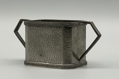 ARTDECO PEWTER TEA COFFEE POT TRAY JUG SUGAR BOWL BY ARMADA PEWTER 1930 - ADDITIONAL PHOTO 6