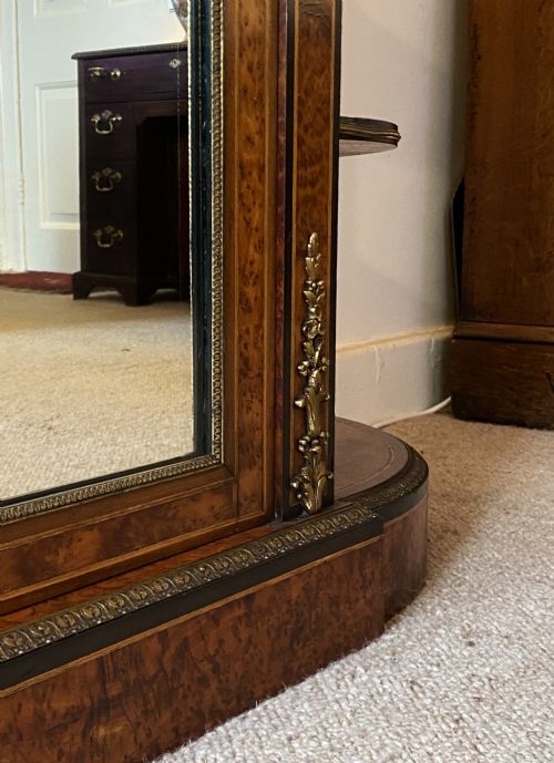 EXCEPTIONAL BURR YEW MIRRORBACK SIDEBOARD AESTHETIC MOVEMENT 19THCENTURY STUNNING PIECE - ADDITIONAL PHOTO 10